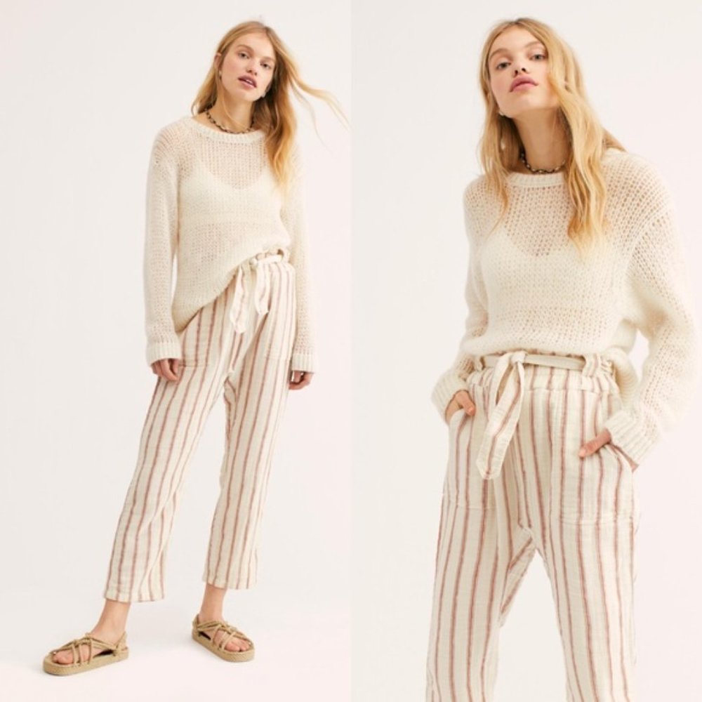 Free People FP One Ballast Striped High Rise Pants XS